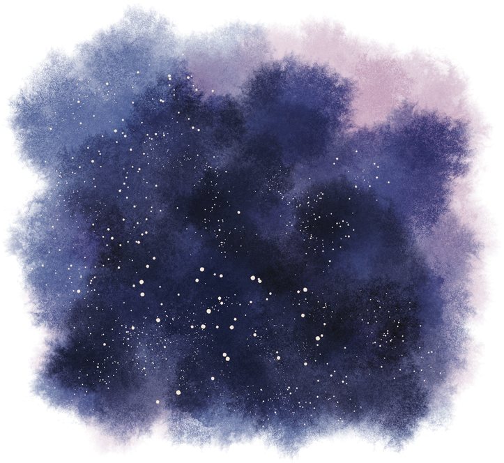 Watercolor galaxy